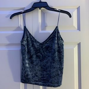 Velvet Tank crop top